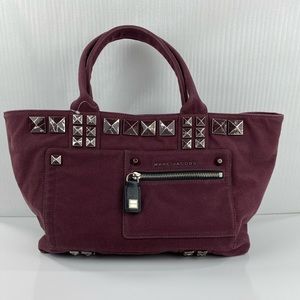 Marc Jacobs Canvas Chipped Studs Tote